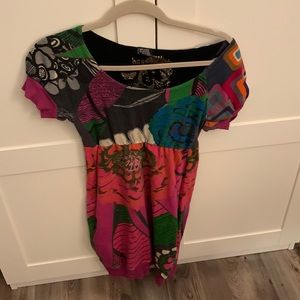 Desigual dress small sweatshirt with pockets